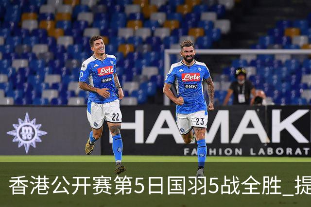 香港公开赛第5日国羽5战全胜 提前包揽混双冠亚军